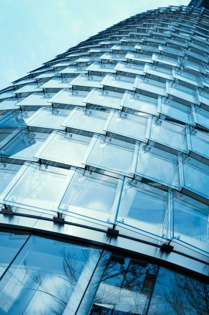 Modern urban architecture in city